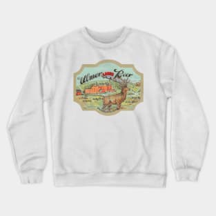 Ulmer Lager Strong Beer Retro Defunct Breweriana Crewneck Sweatshirt